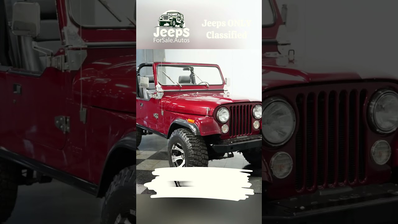 🔥 Ultra-Rare 1981 Jeep CJ8 Scrambler 🚙 Only 9K Miles! | For Sale NOW! 