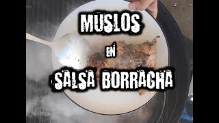 Muslos en Salsa Borracha