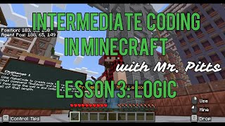 Celebrity Intermediate Coding in Minecraft - Lesson 3: Logic #minecraft #computerscience #coding Net Worth