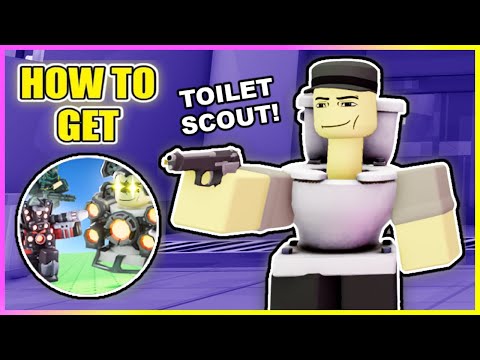 Tower Defense Simulator - How To Get Skibidi Toilet Scout Skin Dop Dop Yes Yes Badge!