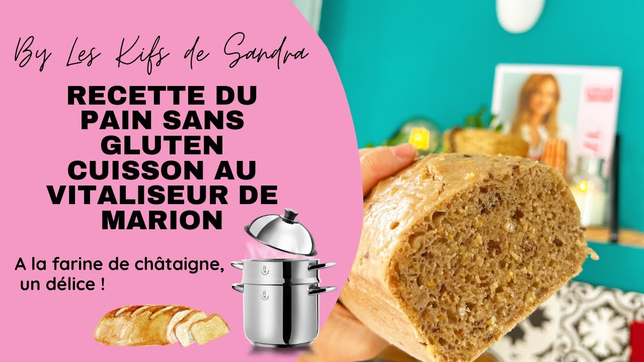 Pain sans gluten délicieux, cuisson au Vitaliseur de Marion