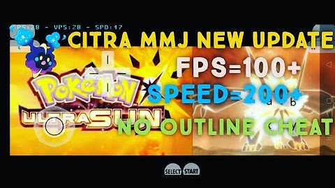 Citra Mmj new update Fix all problems New added features Pokemon Ultra Sun link in description 👇👇🤩🤩