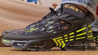 Nike Air Max Plus TN Black Volt 4K POV / Don Alpha Cleat SKU