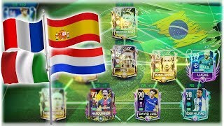 Epic Brazil, France, Italy, Spain & Dutch Special Cards Line Up Compilation Fifa Mobile 19