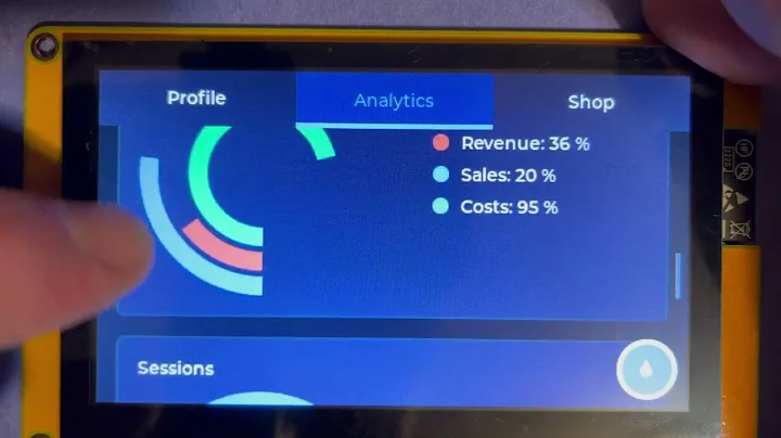 LVGL v8 Widgets Demo