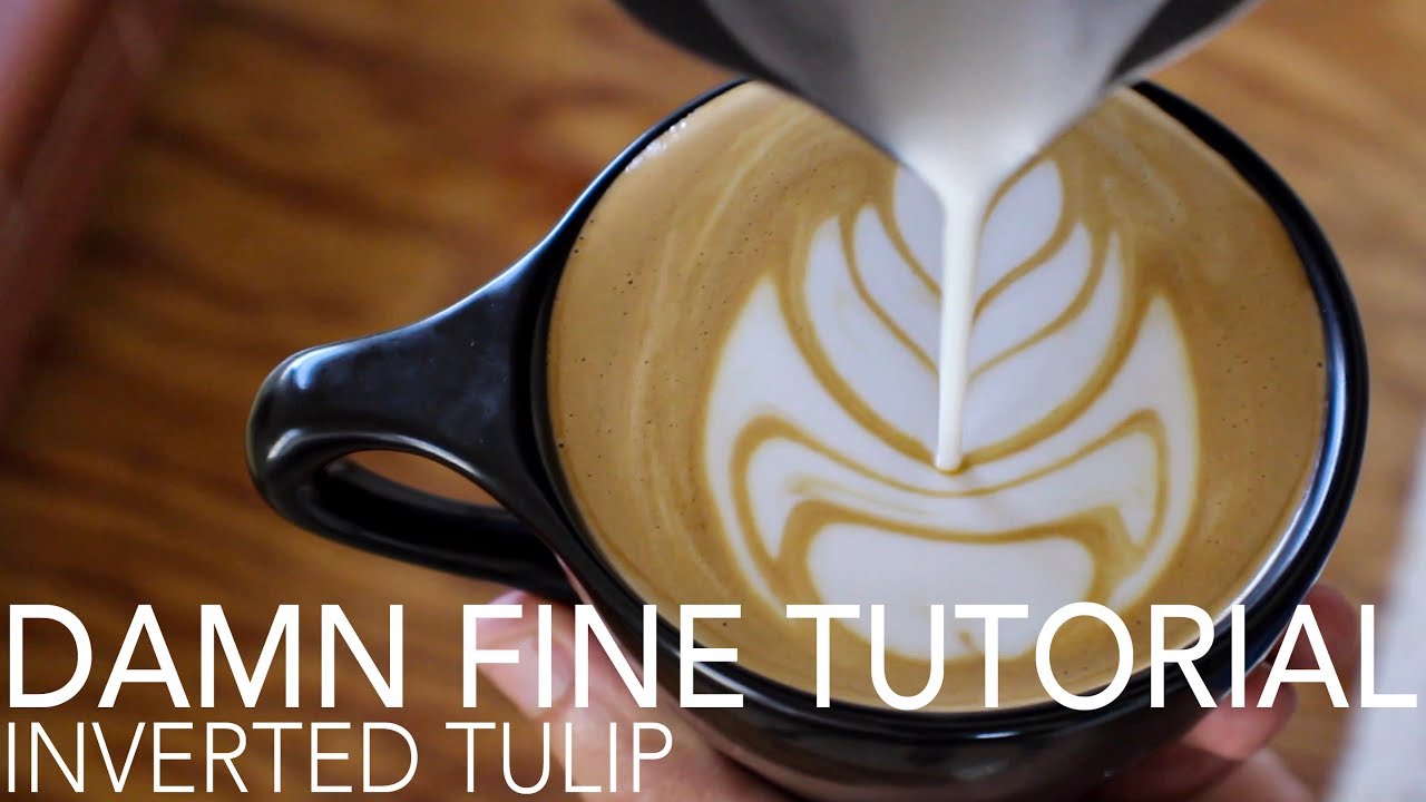 TUTORIAL DAMN FINE – Latte Art Edition: Tulipán invertido