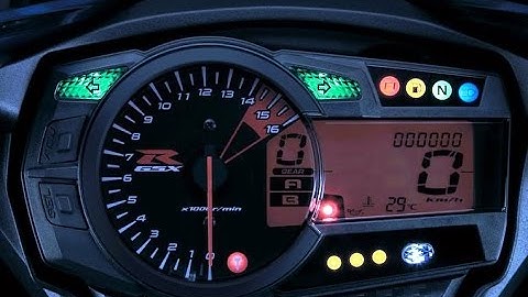 2011-2014 Suzuki GSXR 750 Shift Light Tutorial