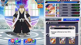 TAG TEAM Sajin Level 200 with 2 Ginjo links (Purple/Heart) Gameplay [Bleach Brave Souls]