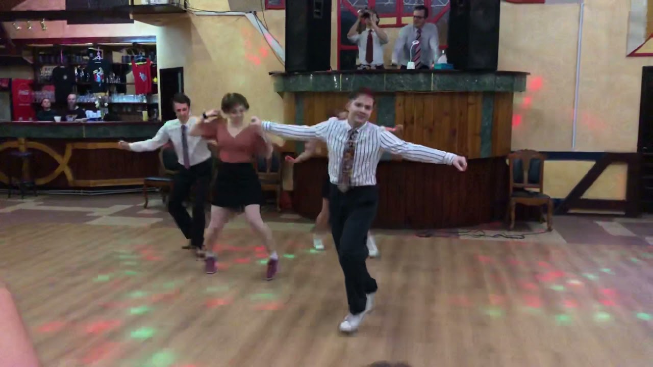 Swing It! 2021. Lindy Hop show case. Olenka & Maks, Genia & Kolia.
