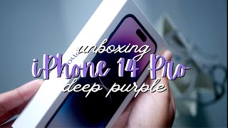 Unboxing the new iPhone 14 Pro