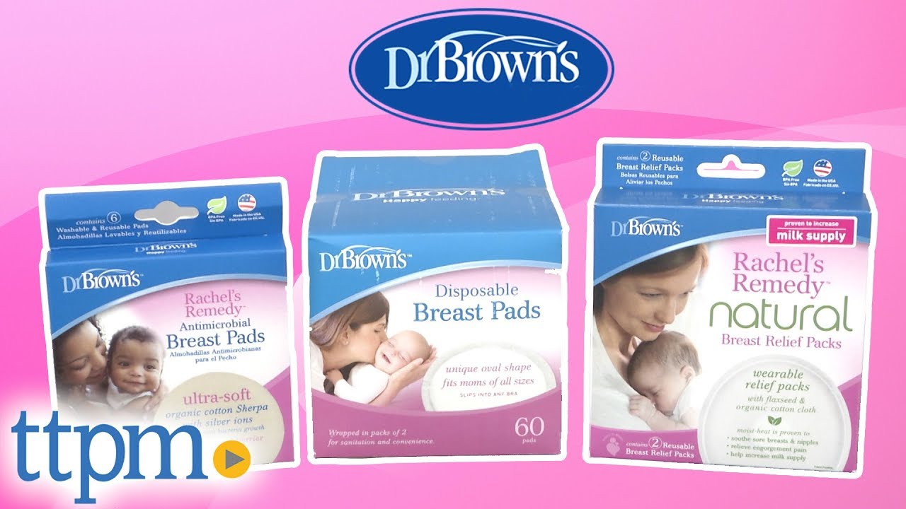 Dr. Brown's Disposable One-Use Absorbent Breast Pads for Breastfeeding and  Leaking - 60pk