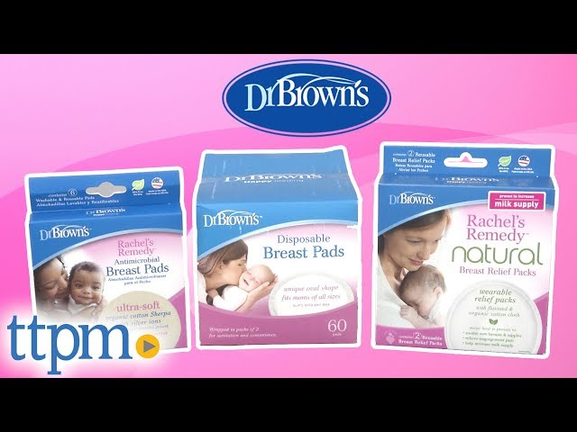 Dr. Brown's Disposable One-Use Absorbent Breast Pads for Breastfeeding and  Leaking - 60pk