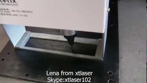 Dot Pin Marking Machine Marking Video (XTQBX-110B)