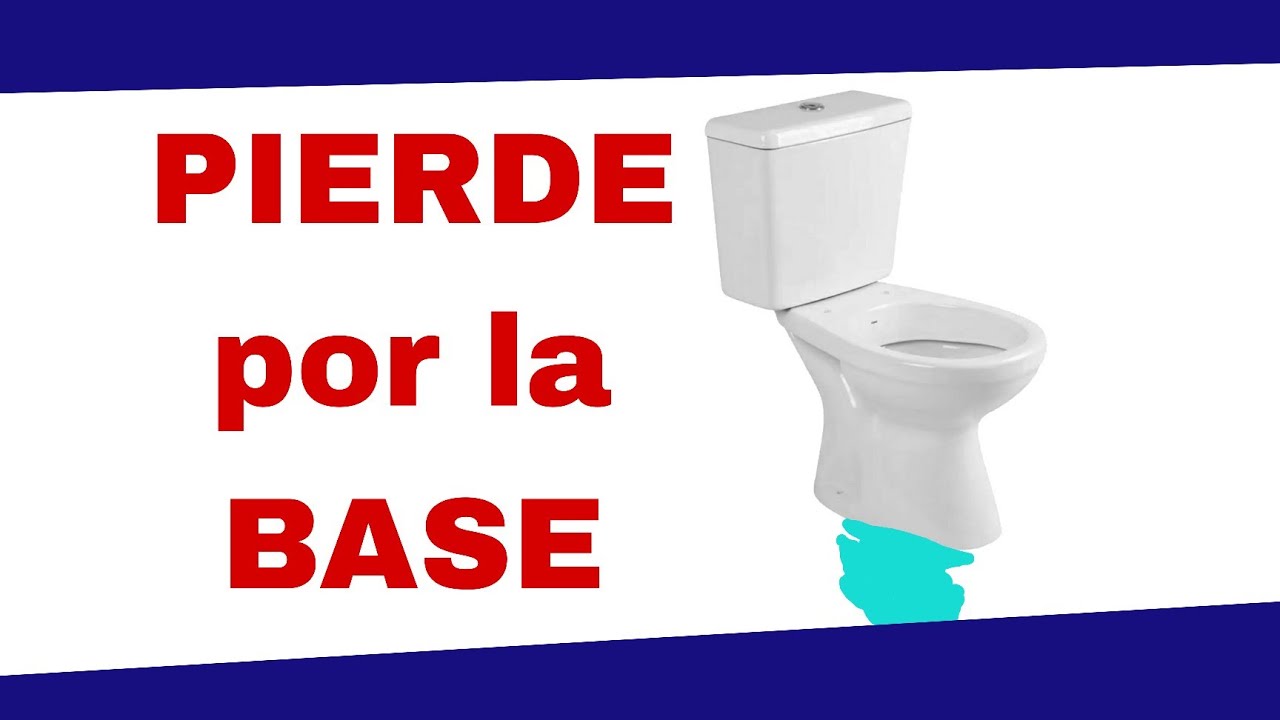 🚽INODORO pierde AGUA 💦 por la BASE - YouTube