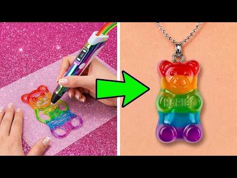 VIRAL 3D PEN LIFE HACKS YOU NEED TO TRY! Easy Crafts and Genius Ideas 123 GO!