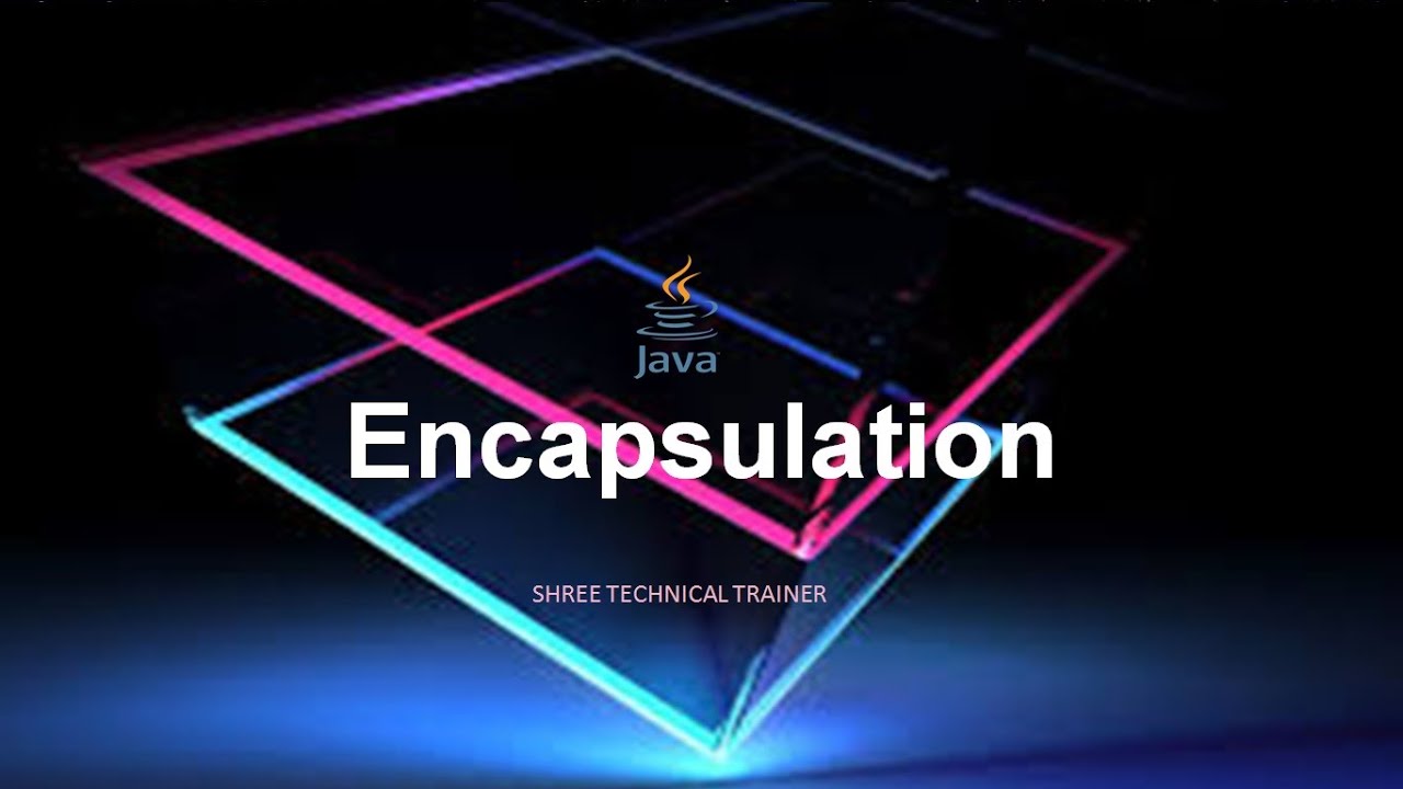 Encapsulation in java - YouTube