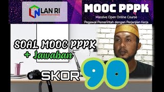 📺 Soal Evaluasi Akademik// MOOC PPPK || Soal   Jawaban | Skor 90