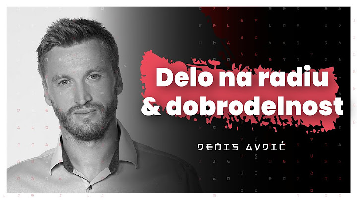 Neiskrenost Slovencev, delo na radiu in dobrodelnost (Denis Avdić) — AIDEA Podkast 120