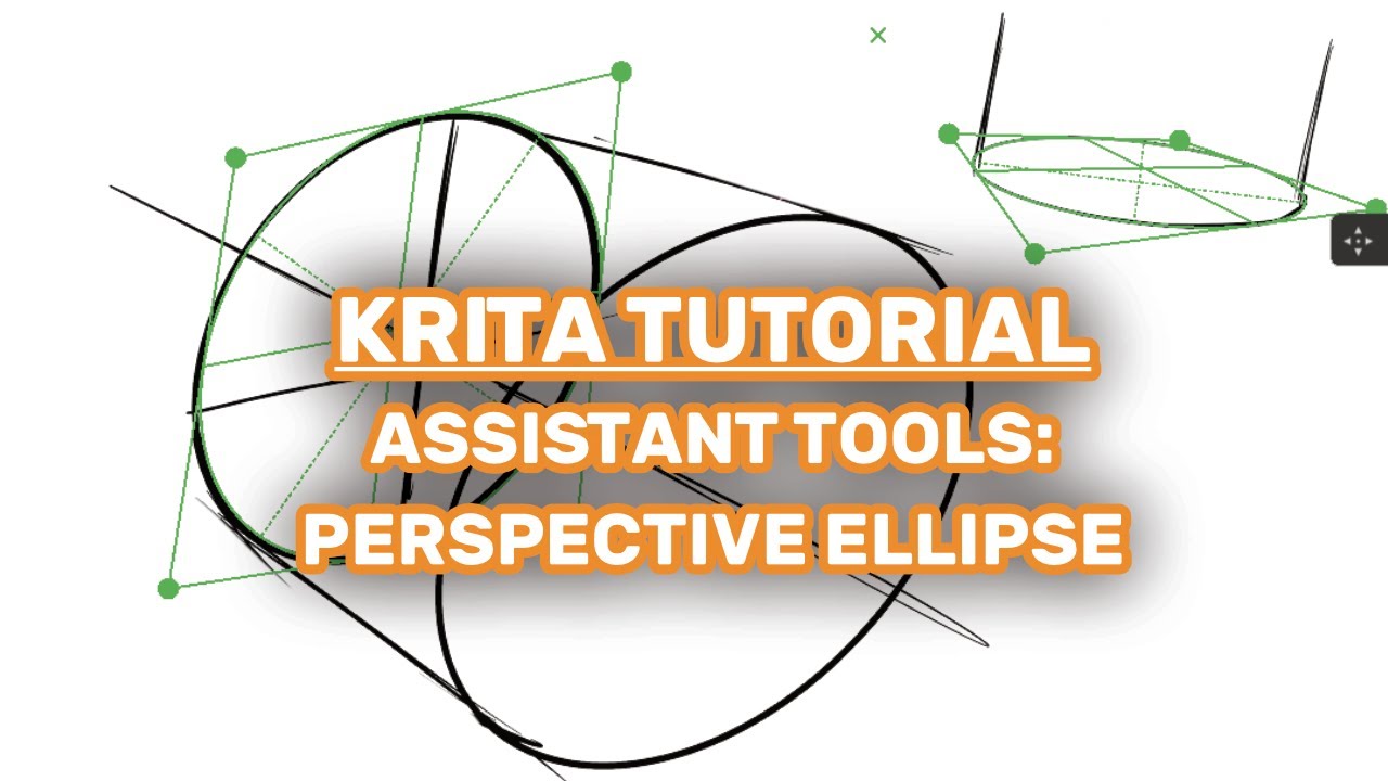 Krita 5+ Tutorial: Using the Perspective Ellipse - YouTube
