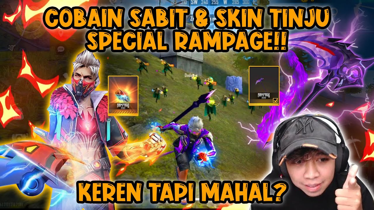 COBAIN SKIN TINJU SPECIAL RAMPAGE + SABITNYA?! LANGSUNG 1 Vs EVERYBODY!!