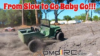 What a blast! Gmade Sawback On Brushless 3s Power & ECX AMP 1/10 scale - OMGRC.com