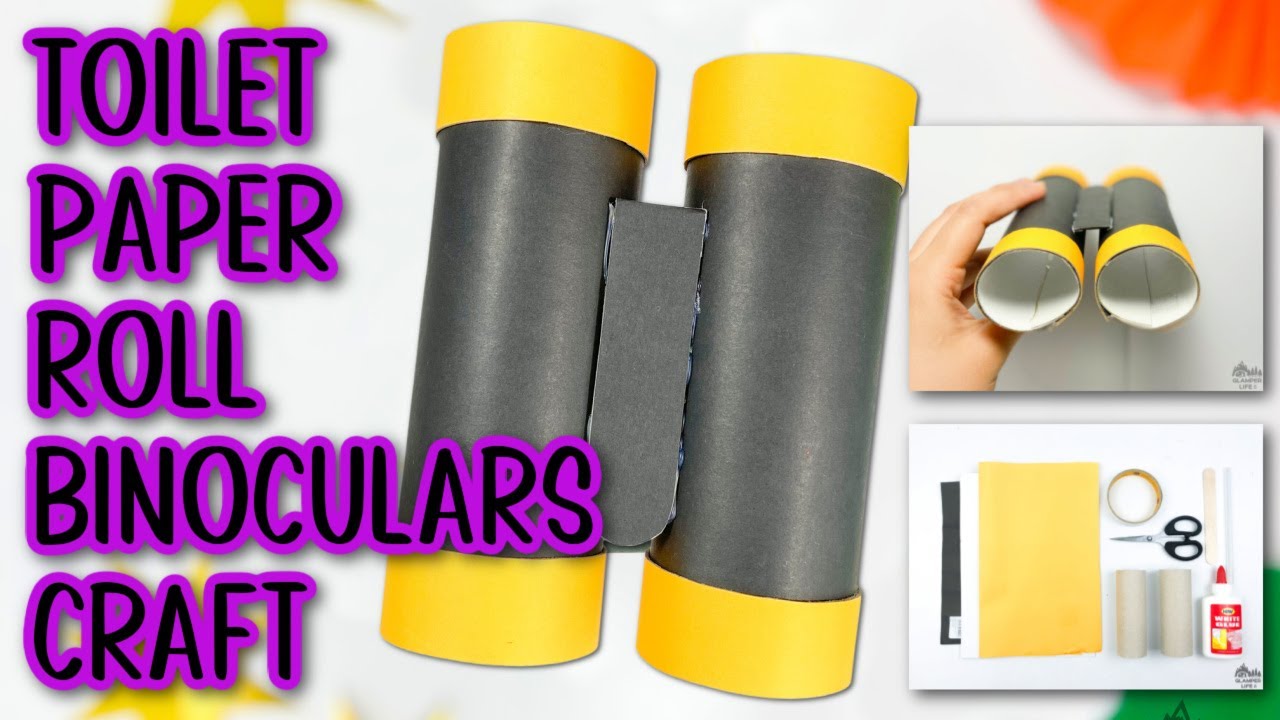 How to Make Toilet Paper Roll Binoculars