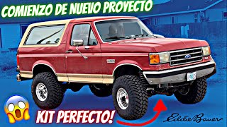 1989 Ford Bronco | Eddie Bauer | Levantado 6” Rough Country Kit | 35x12.50R15 | 15x12 | Beto Trokas