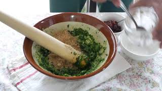 【おいしかった！】大葉シリーズ 麺料理 /  大葉をすり鉢ですって和洋2種の大葉シリーズ麺料理