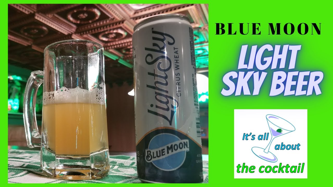Blue Moon Light Sky beer/It's all about the Cocktail/home bartending