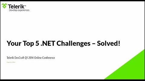 Build Apps For Any Device With .NET (DevCraft Q1