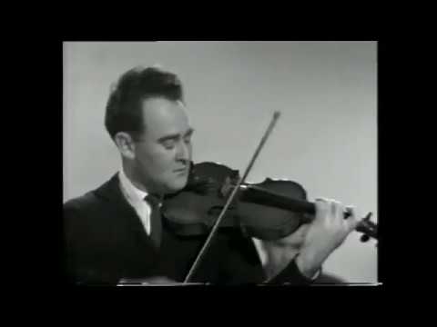 Desmond Bradley plays excerpts from the Elgar Violin Concerto with Geoffrey Parsons in accompaniment