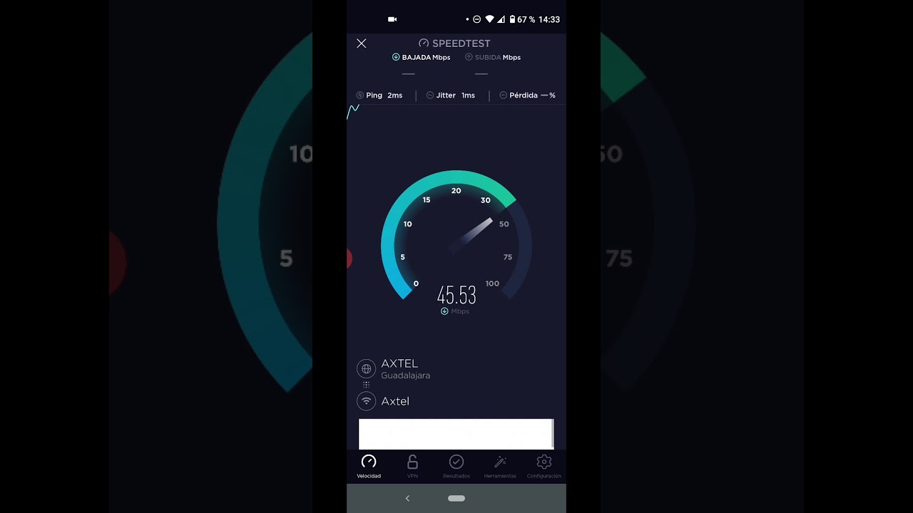 Speed Test Axtel Xtremo 35 Megas En Guadalajara Jalisco México