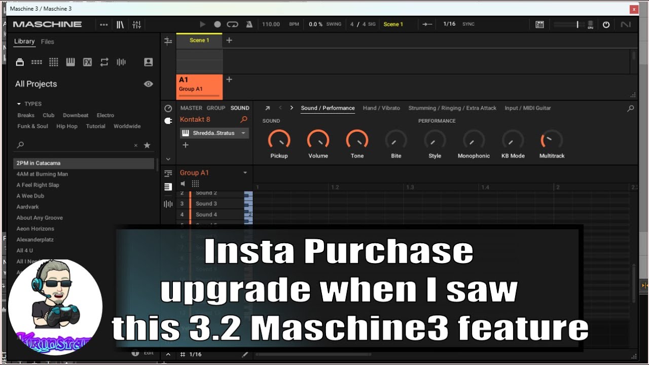 The colored piano roll in Maschine3.2 is cool beyond other words..