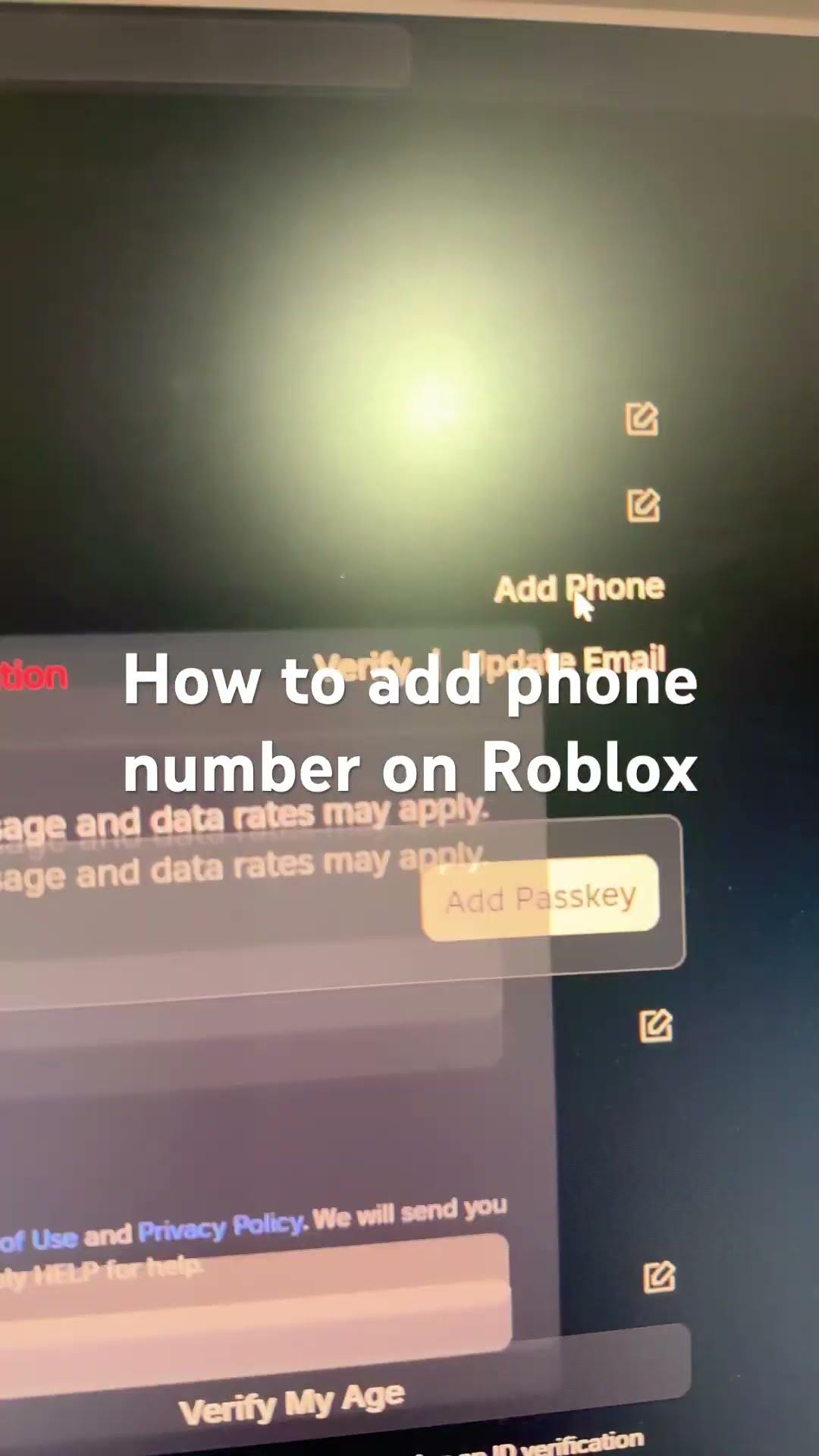 How To Add Phone Number On Roblox YouTube Oar2 