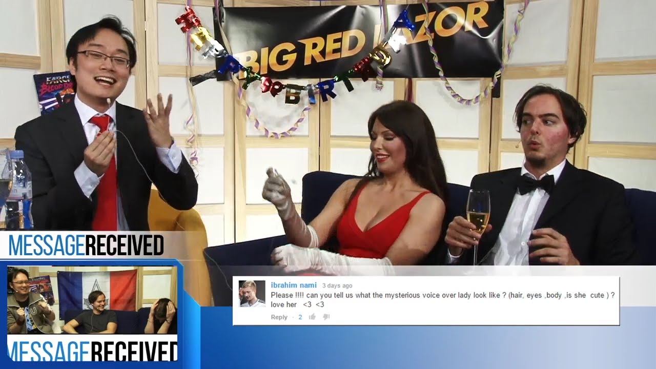 Mysterious Voice-Over Lady says hello - Message Received