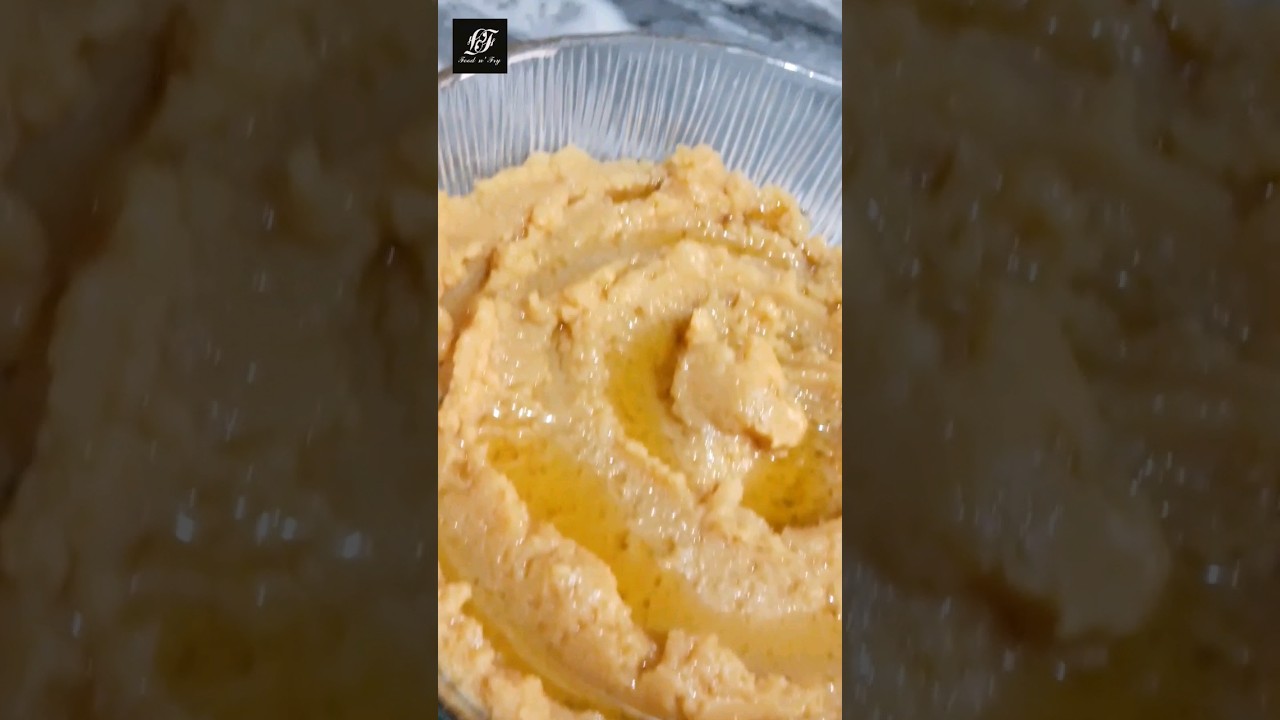 Besan Halwa Gram Flour Dessert Quick & Easy Dessert Recipe FOOD N