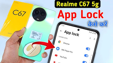 Realme c67 5g me app lock setting How to set app lock in realme c67 5g fingerprint settings