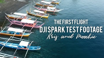 DJI SPARK FIRST FLIGHT TEST VIDEO FOOTAGE (ANILAO, PHILIPPINES)