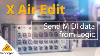 X Air - How to send MIDI data from Logic Pro by Behringer Knowledge Base 16,592 views 4 years ago 2 minutes, 40 seconds