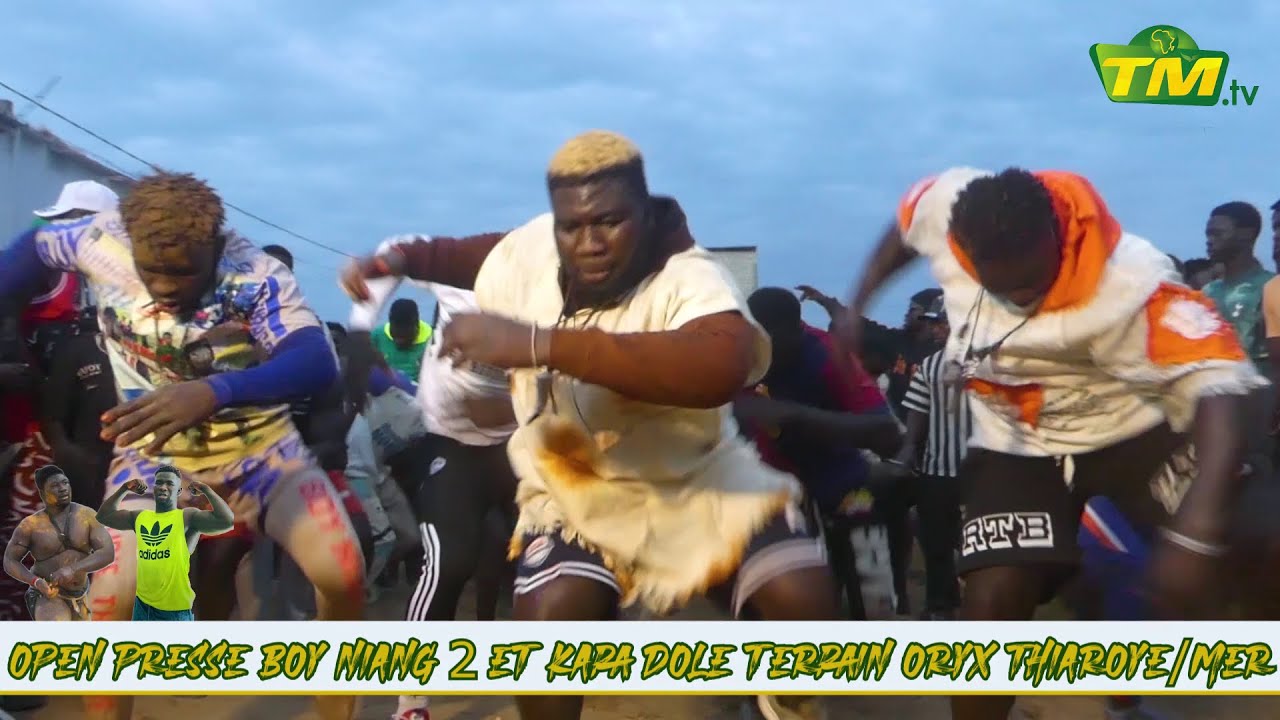 OPEN PRESSE BOY NIANG 2 ET KARA DOLE TERRAIN ORYX THIAROYE/MER