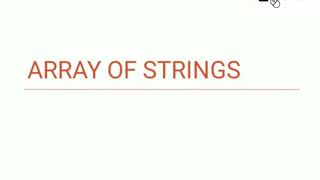 Array of Strings and String Sorting - Malayalam explanation| KTU ES102 Programming in C