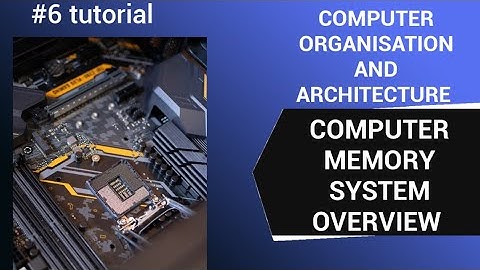 Computer Memory System Overview|COA|Computer Science|Unit1|Part-6|TRB|KVS-PGT|