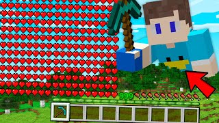 A Cada Coração Fico MAIOR no MINECRAFT