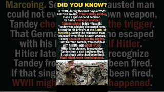 that soldier turned out to be Adolf Hitler... #history #ww2 #facts