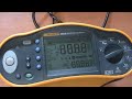 RCD Testing using a Fluke Multifunction Tester