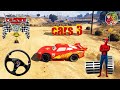 Lightning McQueen Cars Driving | Direksiyonlu Şimşek McQueen Araba Oyunu | Color Games Gta V Life