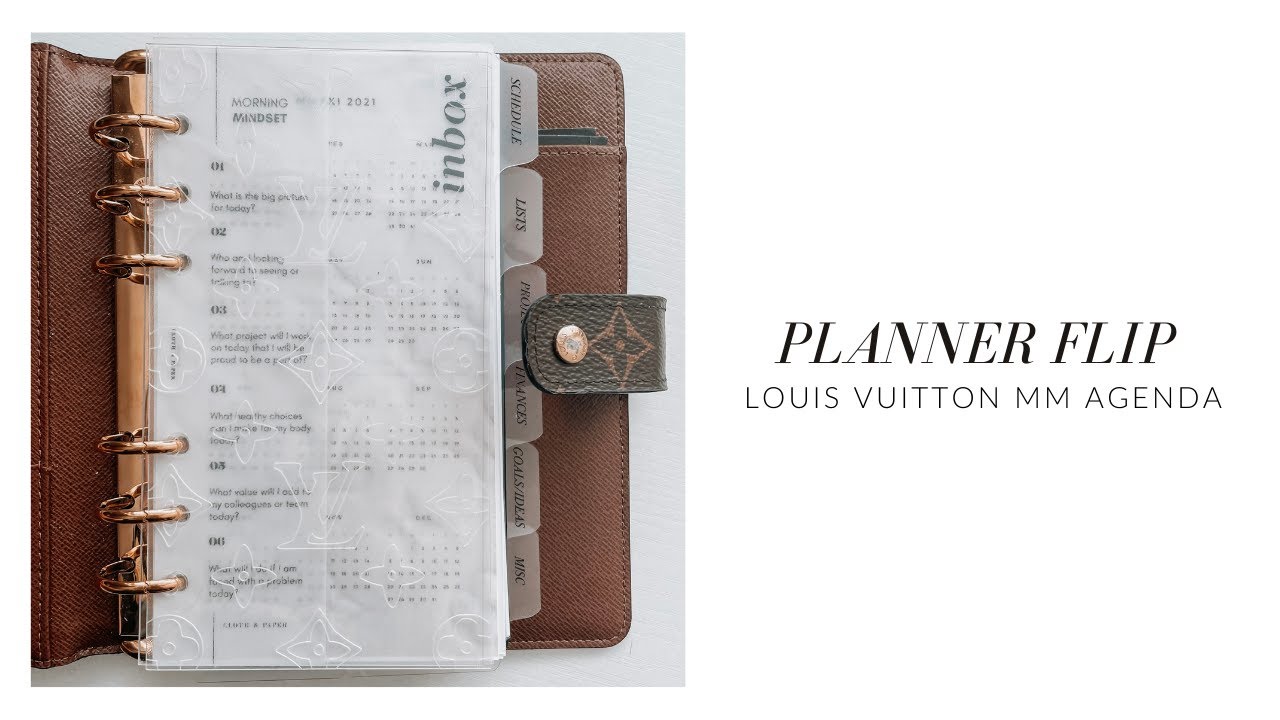 2021 Planner Flip & Review: Louis Vuitton MM Agenda