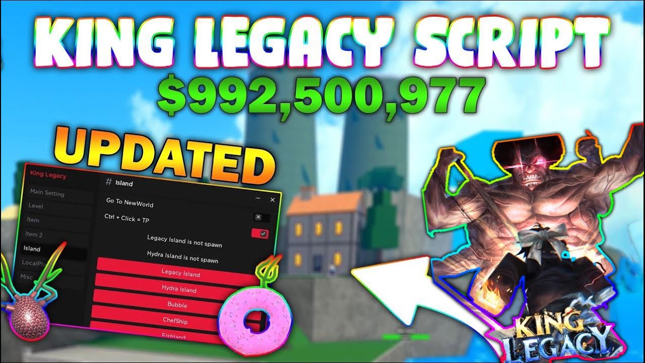 UPDATE 4.7💧] King Legacy OP Script (2023) PASTEBIN 