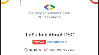 Let's Talk About Google DSC | Ahmad Khan
