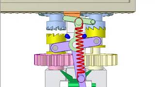 Gear-rack drive for auto reversing linear motion